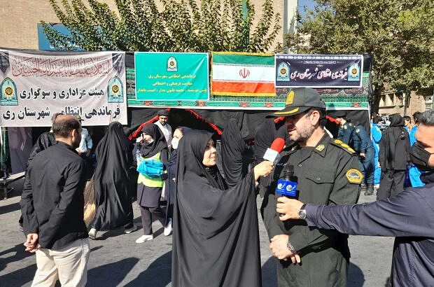 راهپیمایی دلدادگان اربعین حسینی به تهران رنگ و بوی اربعین بخشید