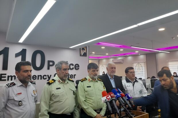 افتتاح سایت مرکز فوریت‌های پلیسی ۱۱۰ فرماندهی انتظامی تهران بزرگ